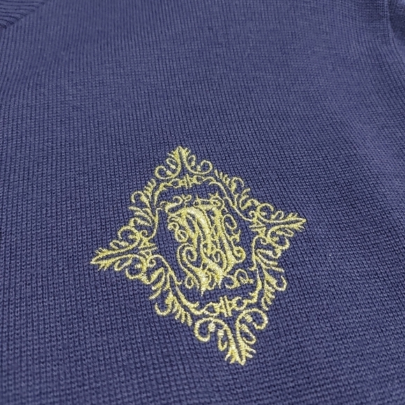 Vintage MISTER LEONARD Woolblend Full Zip Bat Sleeve Sweater Size Medium - Picture 6 of 9